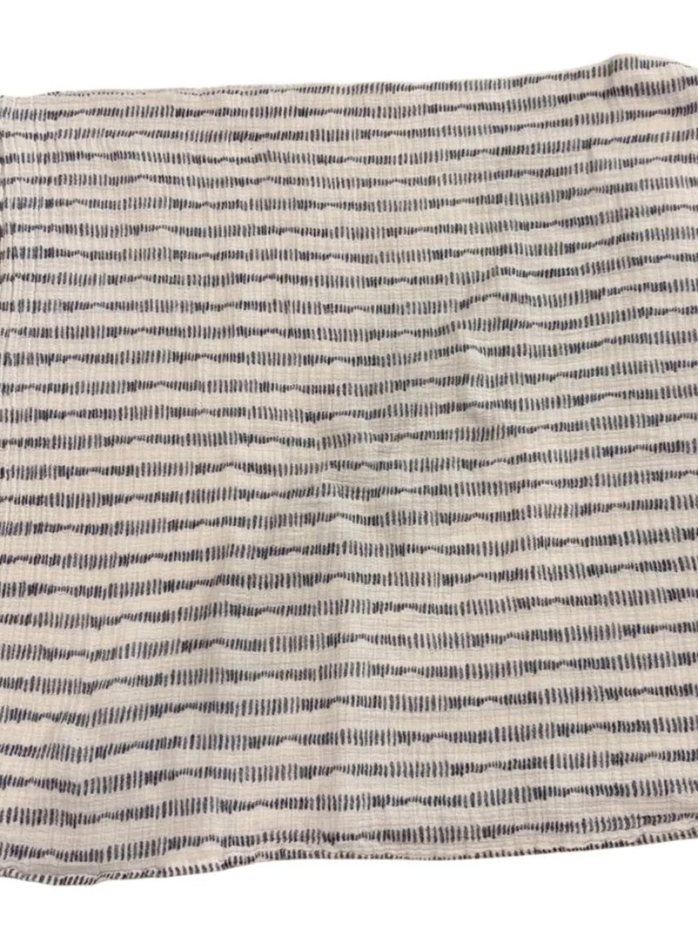 Aden + Anais Essentials Striped Cotton Baby Blanket - Navy & White - 100% Cotton